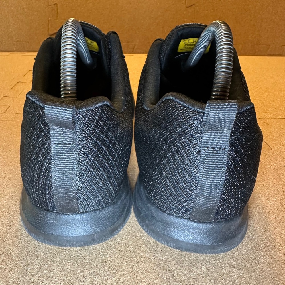Skechers Work Sneakers Women 9 Black Ghenter Bronaugh Slip Resistant 77210W Wide - Picture 4 of 11